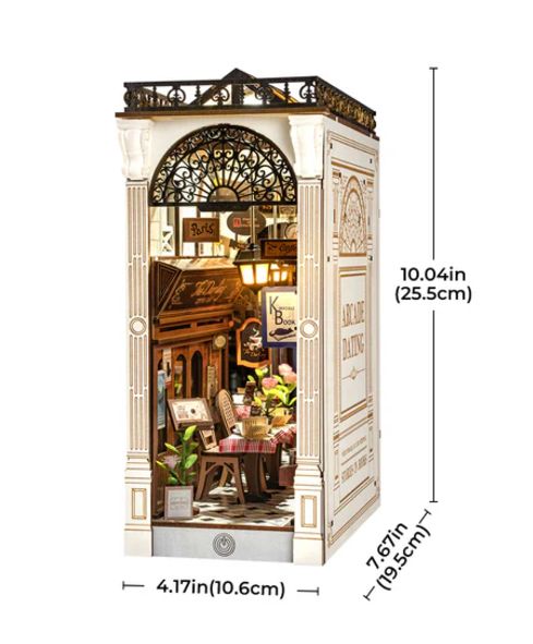 Rolife Arcade Dating Book Nook Shelf Insert