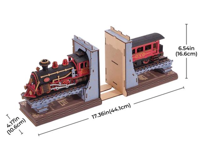 Rolife Book Nook Century Train and Wonderland 3D Wooden Puzzle