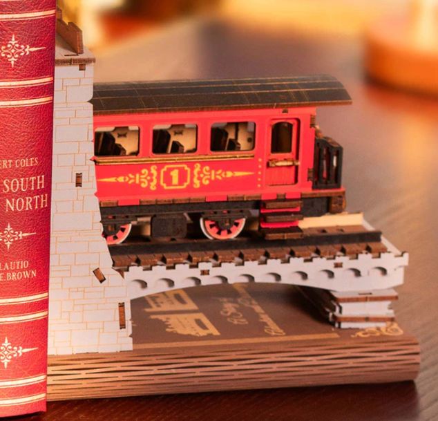 Rolife Book Nook Century Train and Wonderland 3D Wooden Puzzle