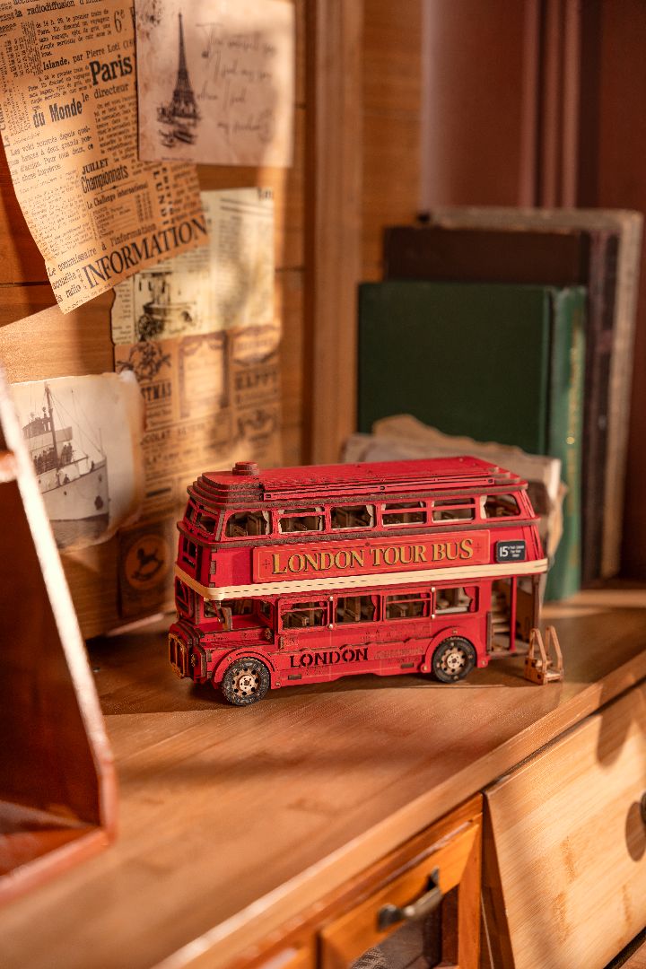 Rolife London Tour Bus 3D Wooden Puzzle