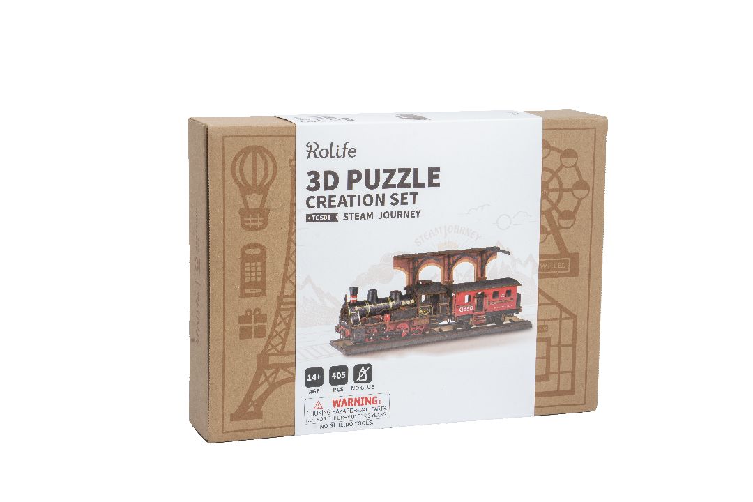 Rolife Steam Journey 3D Wooden Puzzle