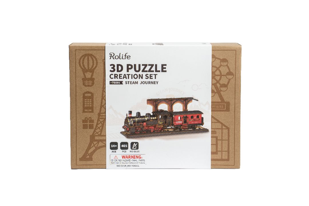 Rolife Steam Journey 3D Wooden Puzzle