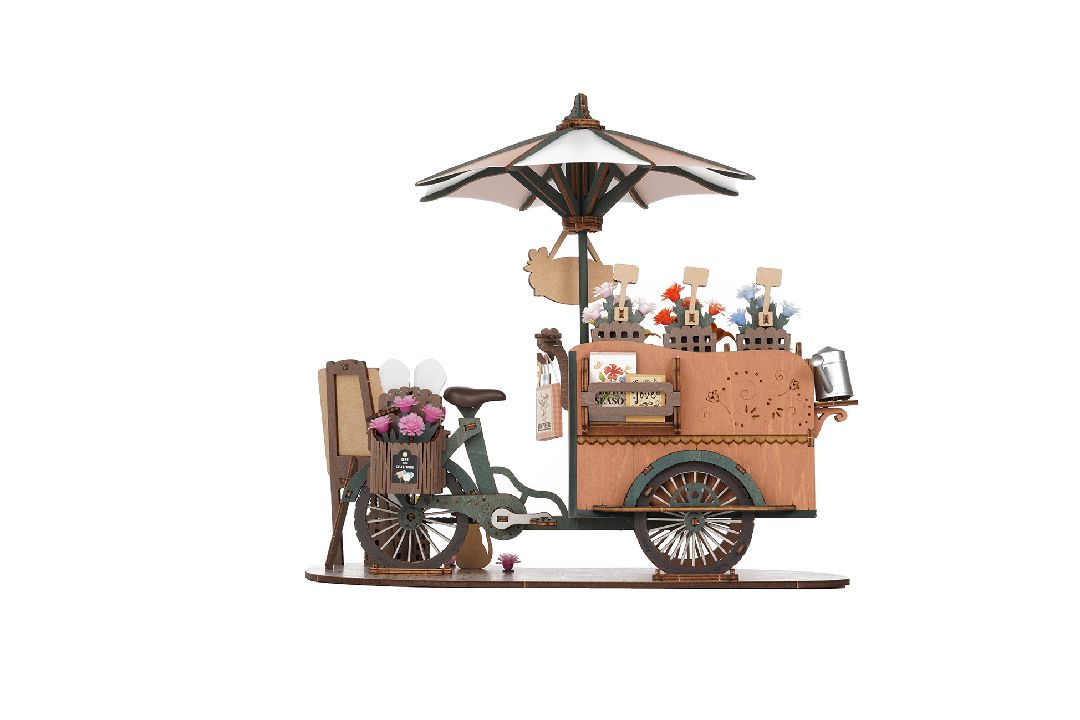 Rolife Blossom Cart 3D Wooden Puzzle