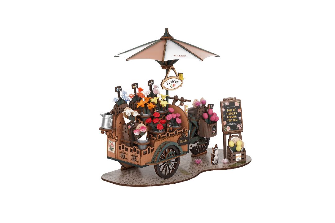 Rolife Blossom Cart 3D Wooden Puzzle