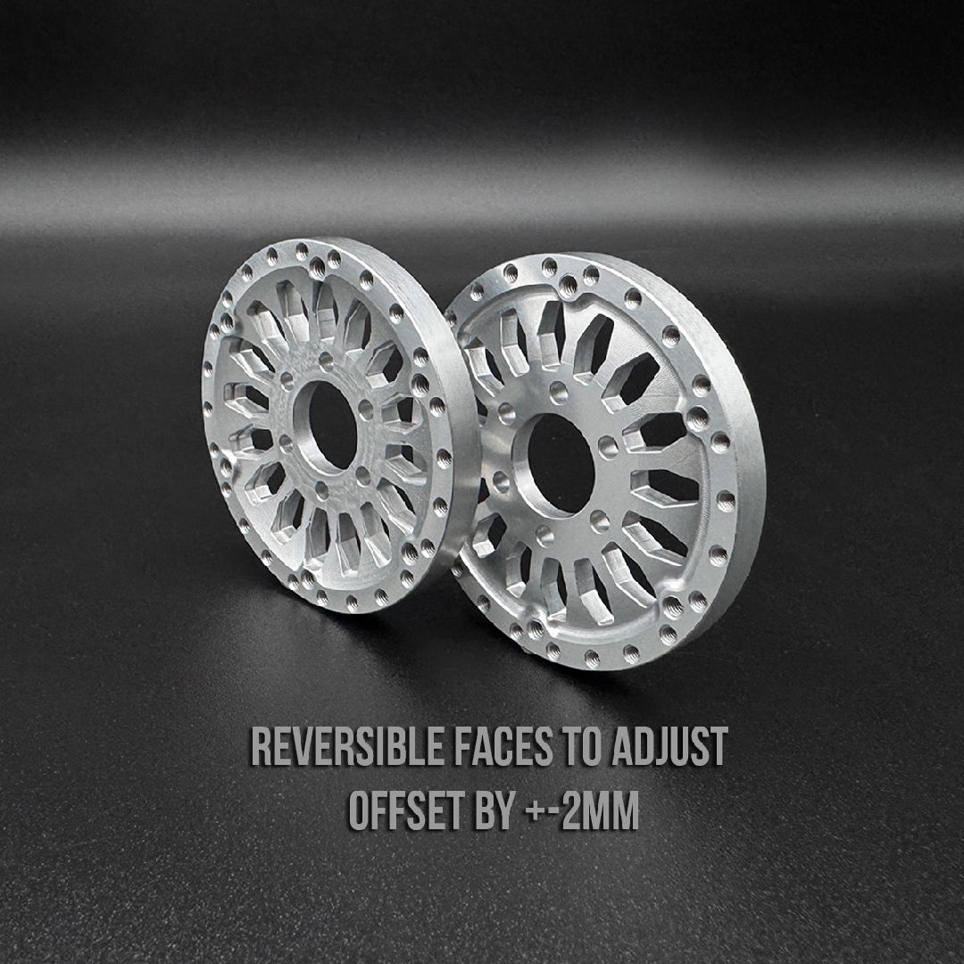 REEFS 1.9 Aluminum "SHIELD" Beadlock Wheels (2)