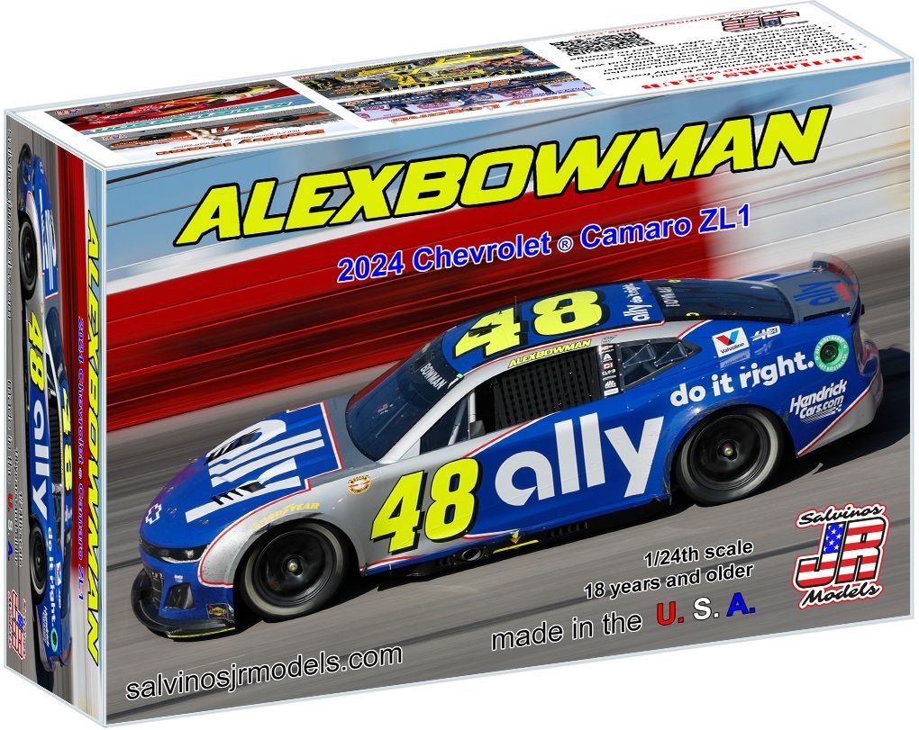 Salvinos JR Models 1/24 Hendrick 2024 Bowman "Throwback"