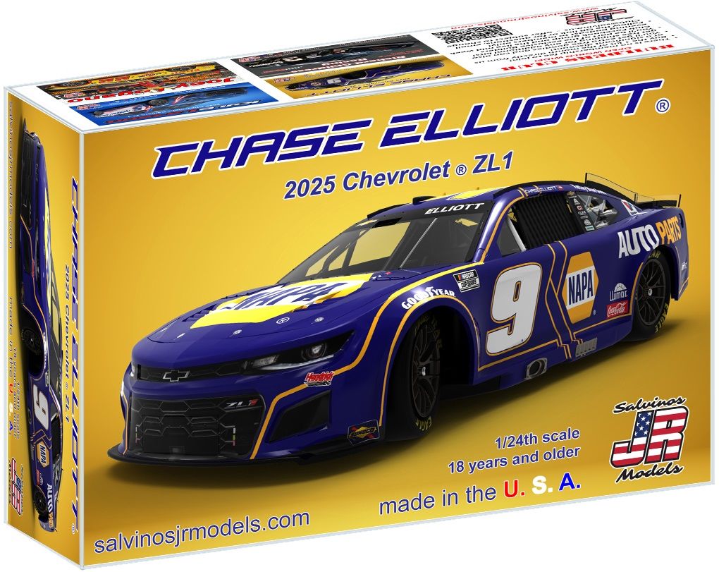 Salvino JR Models 1/24 Elliott 2025 Napa 2025 ZL1 Model Kit