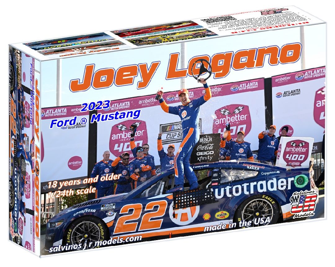 Salvinos JR Models 1/24 Penske 2023 Logano "Autotrader Winner" - Click Image to Close