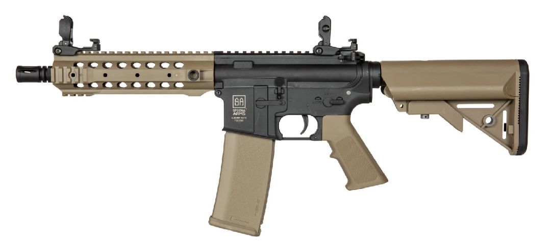 Specna Arms SA-F01 X-ASR Carbine - Half-Tan - Click Image to Close
