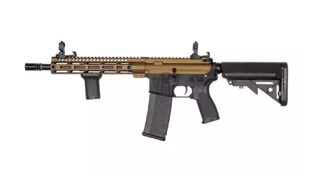 Specna Arms Daniel Defense MK18E19 EDGE ETU Carbine - Bronze - Click Image to Close