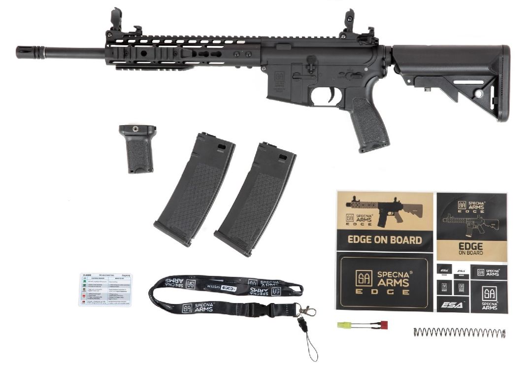 Specna Arms SA-E09 EDGE ETU Carbine - Black - Click Image to Close