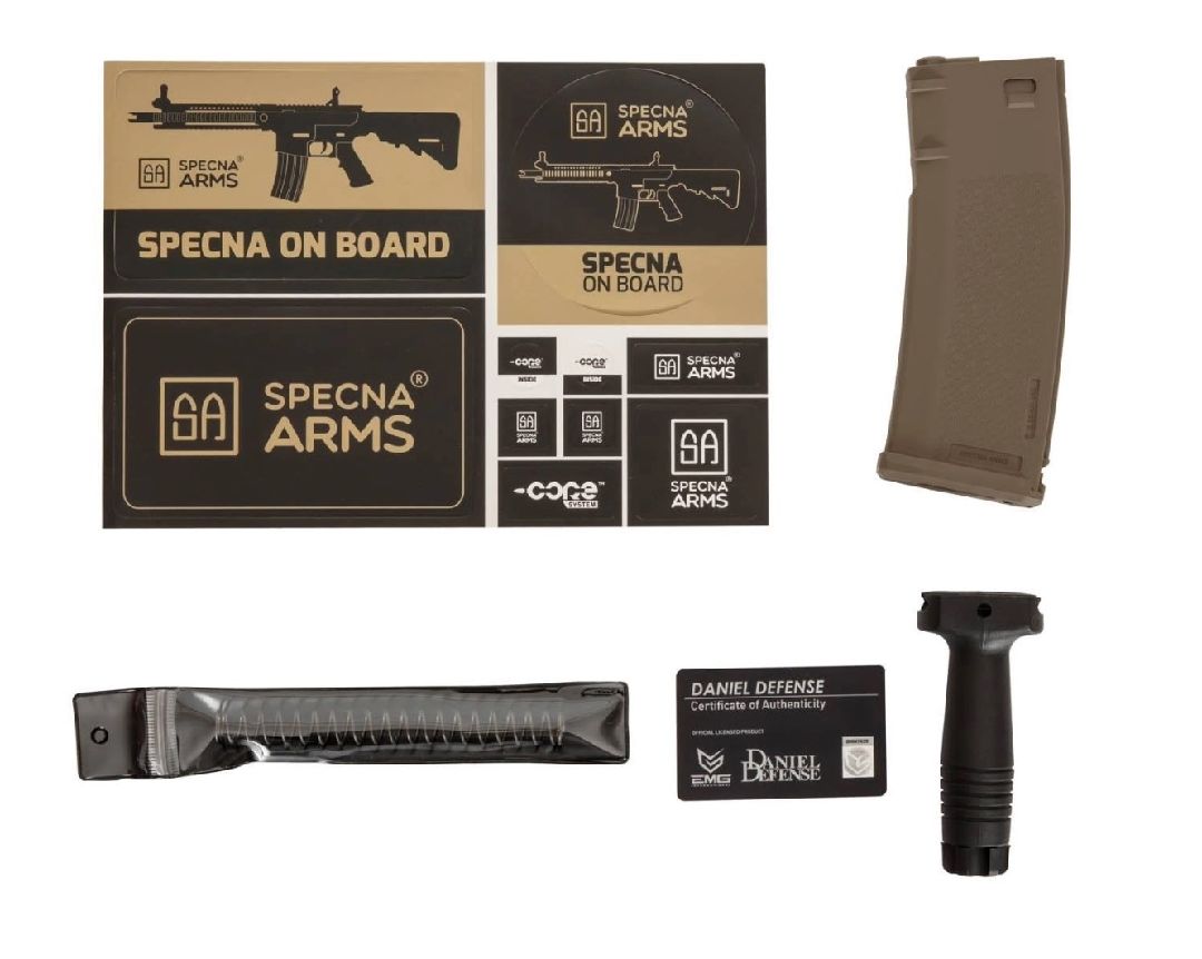 Specna Arms C19 CORE Daniel Defense ETU Carbine - Bronze - Click Image to Close