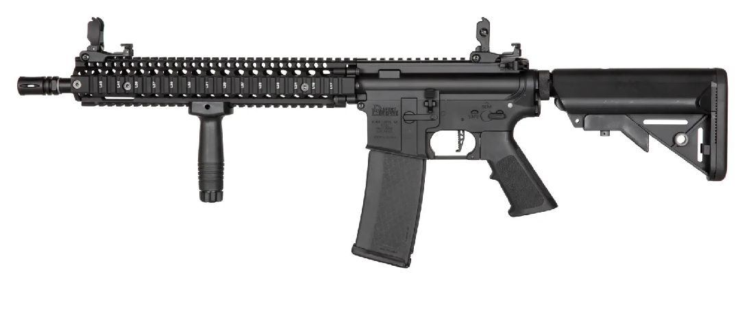 Specna Arms Daniel Defense M4A1E26 EDGE 3.0 Carbine - Black - Click Image to Close