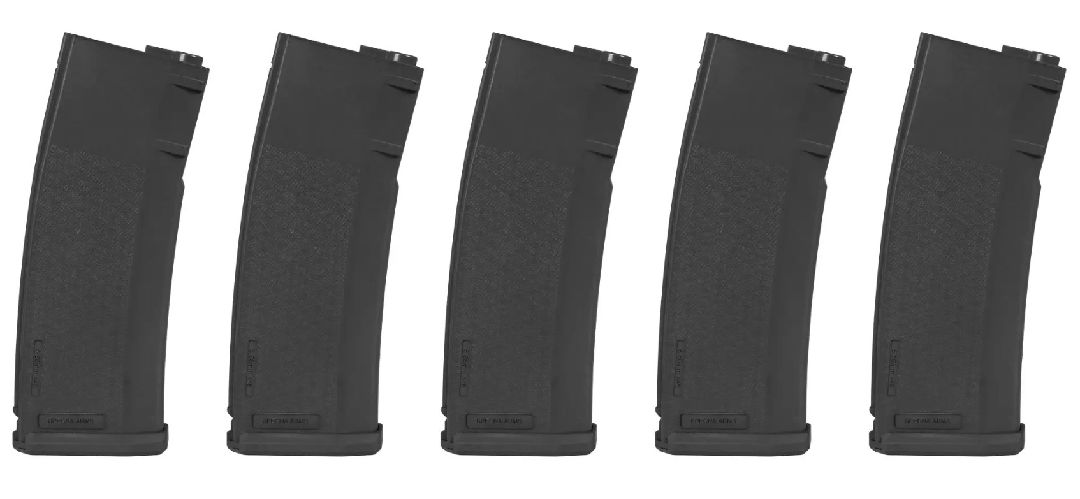 Specna Arms S-Mag Mid-Cap Magazine - Black (5pk)