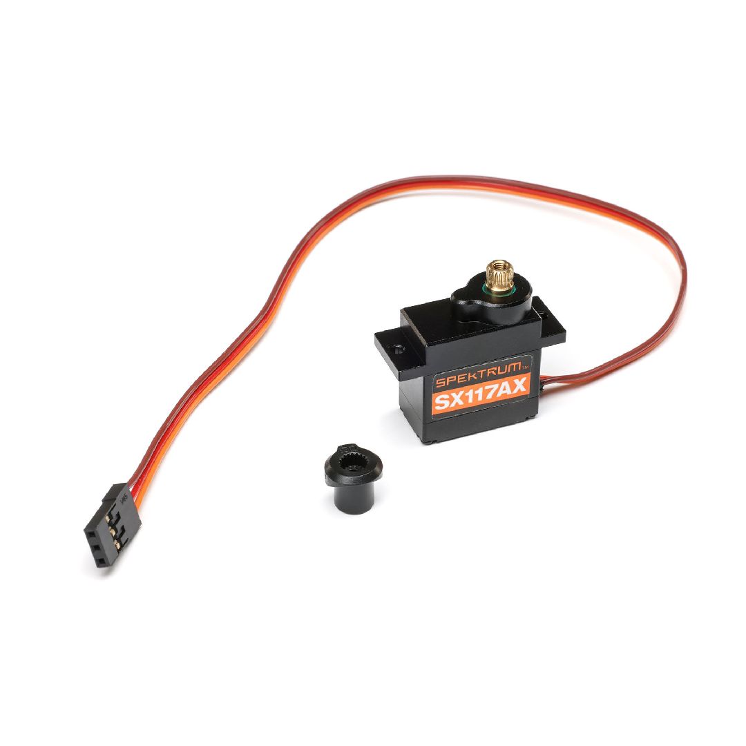 Spektrum Micro Servo Metal Gear/Case, 250mm Lead Spektrum Micro Servo Metal Gear/Case, 250mm Lead