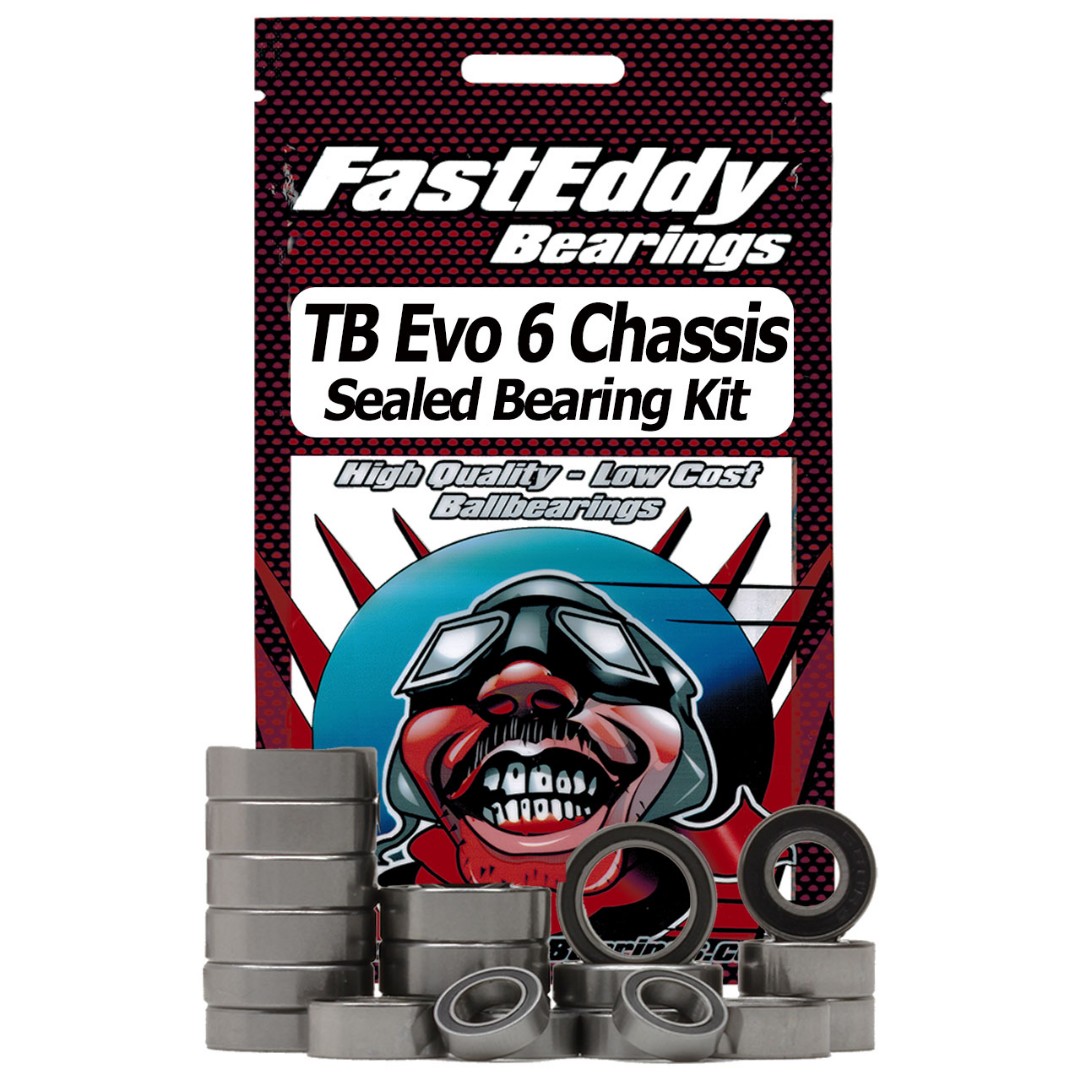 Fast Eddy Tamiya TB Evo 6 Chassis Sealed Bearing Kit