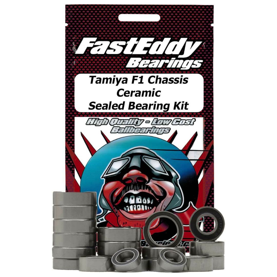 Fast Eddy Tamiya F1 Chassis Ceramic Rubber Sealed Bearing Kit