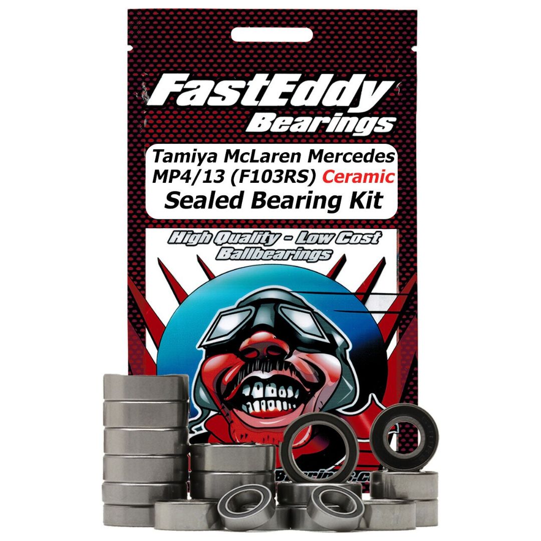 Fast Eddy Tamiya McLaren Mercedes MP4/13 (F103RS) Ceramic Sealed Bearing Kit