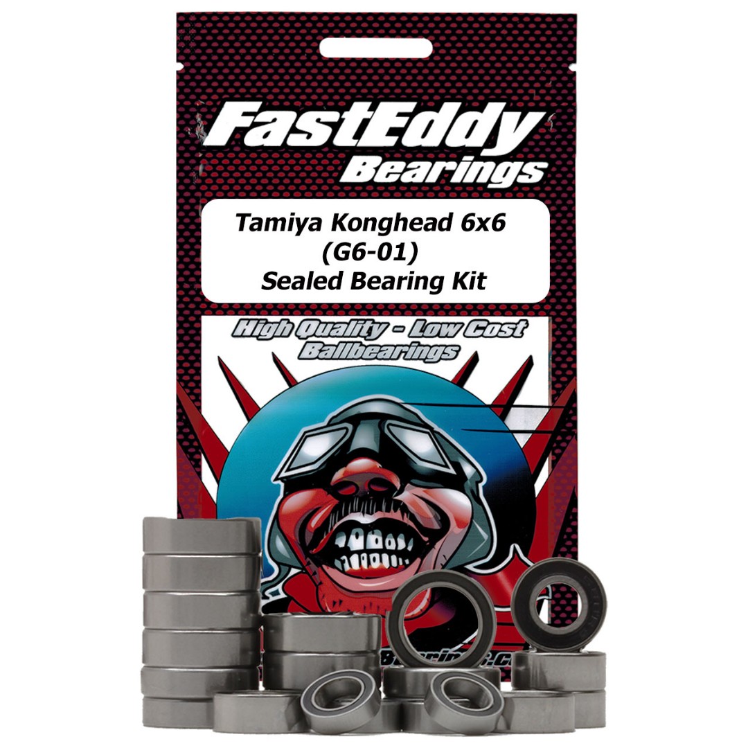 Fast Eddy Tamiya Konghead 6x6 (G6-01) Sealed Bearing Kit