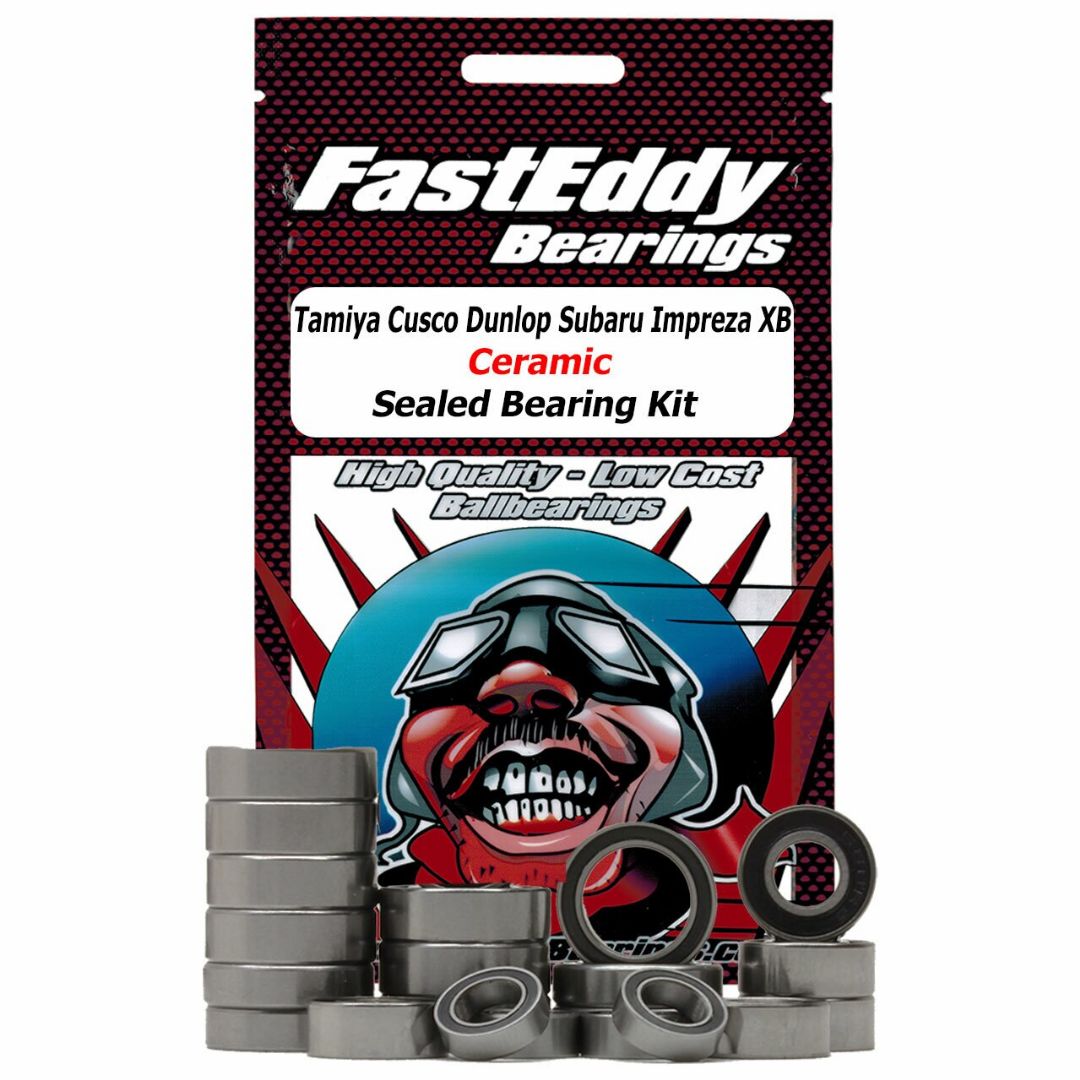 Fast Eddy Tamiya Cusco Dunlop Subaru Impreza XB (TT-01E) Ceramic Sealed Bearing Kit