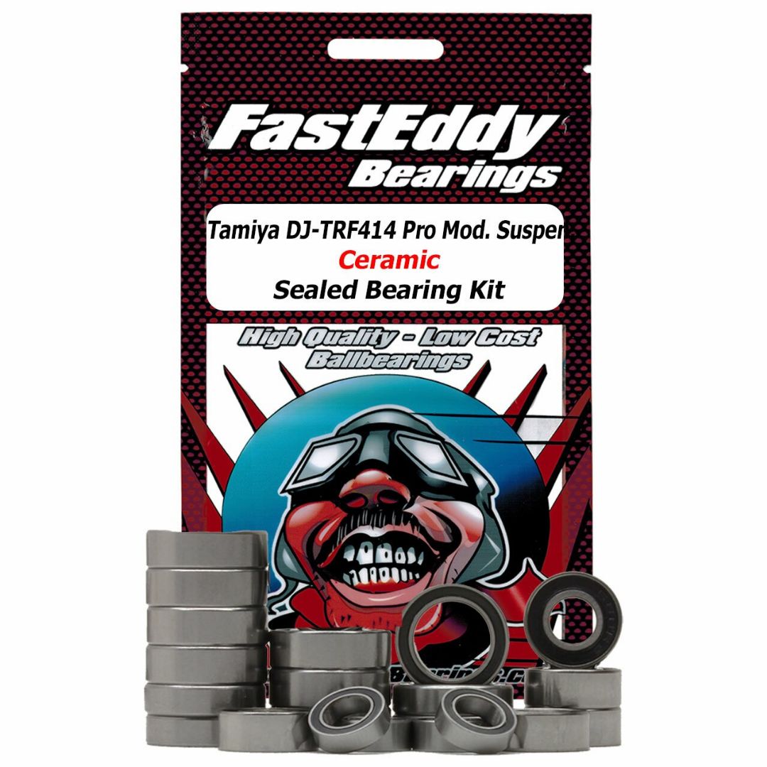 Fast Eddy Tamiya DJ-TRF414 Pro Module Suspension Ceramic Sealed Bearing Ki