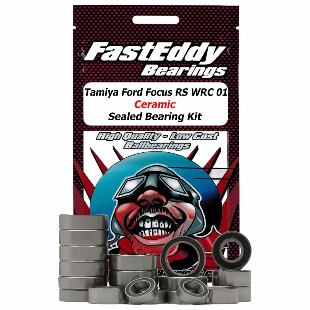 Fast Eddy Tamiya Ford Focus RS WRC 01 (TB-01) Ceramic Sealed Bearing Kit