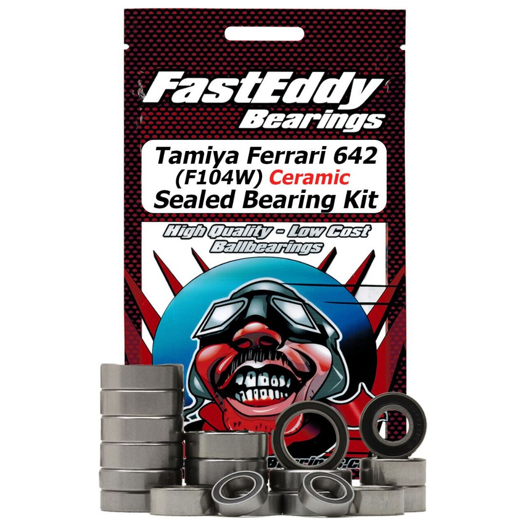 Fast Eddy Tamiya Ferrari 643 (F104W) Ceramic Sealed Bearing Kit