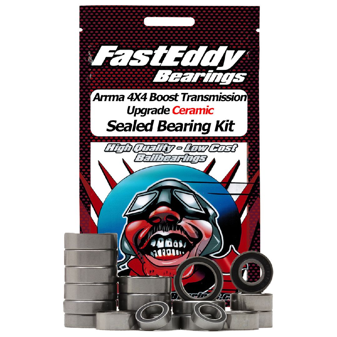 Fast Eddy Arrma 4X4 Boost Tranny Upgrade Ceramic Bearing Kit - Click Image to Close