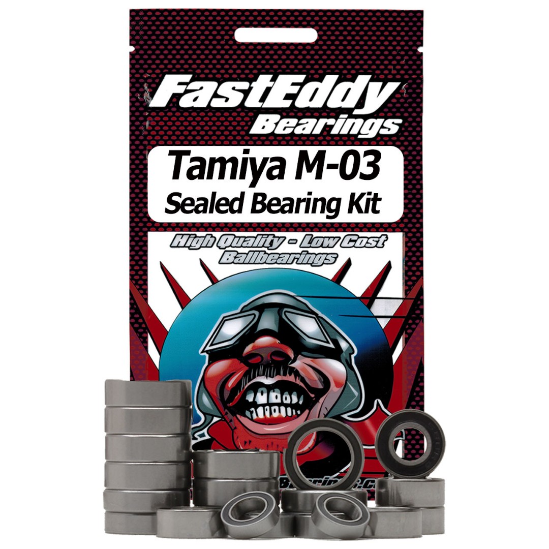 Fast Eddy Tamiya M-03 Chassis Sealed Bearing Kit