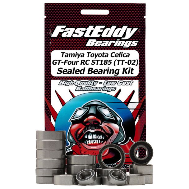 Fast Eddy Tamiya Toyota Celica GT-Four RC ST185 (TT-02) Sealed Bearing Kit