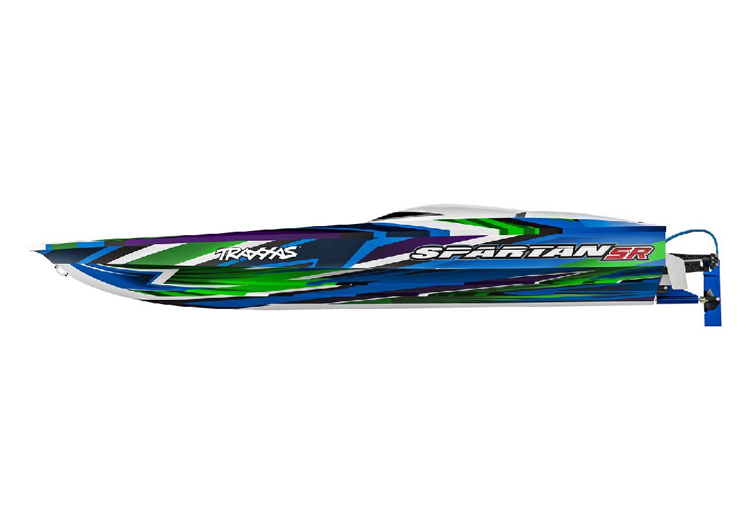 Traxxas Spartan SR 36" Race Boat - Green w/ Trailer