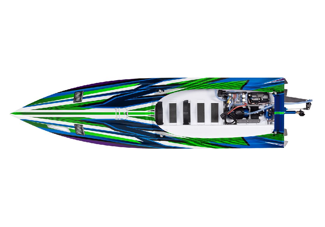 Traxxas Spartan SR 36" Race Boat - Green w/ Trailer