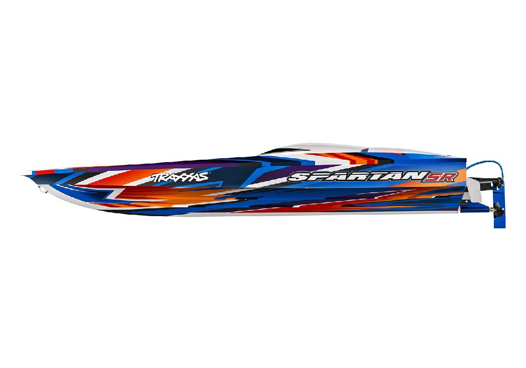 Traxxas Spartan SR 36" Race Boat - Orange w/ Trailer