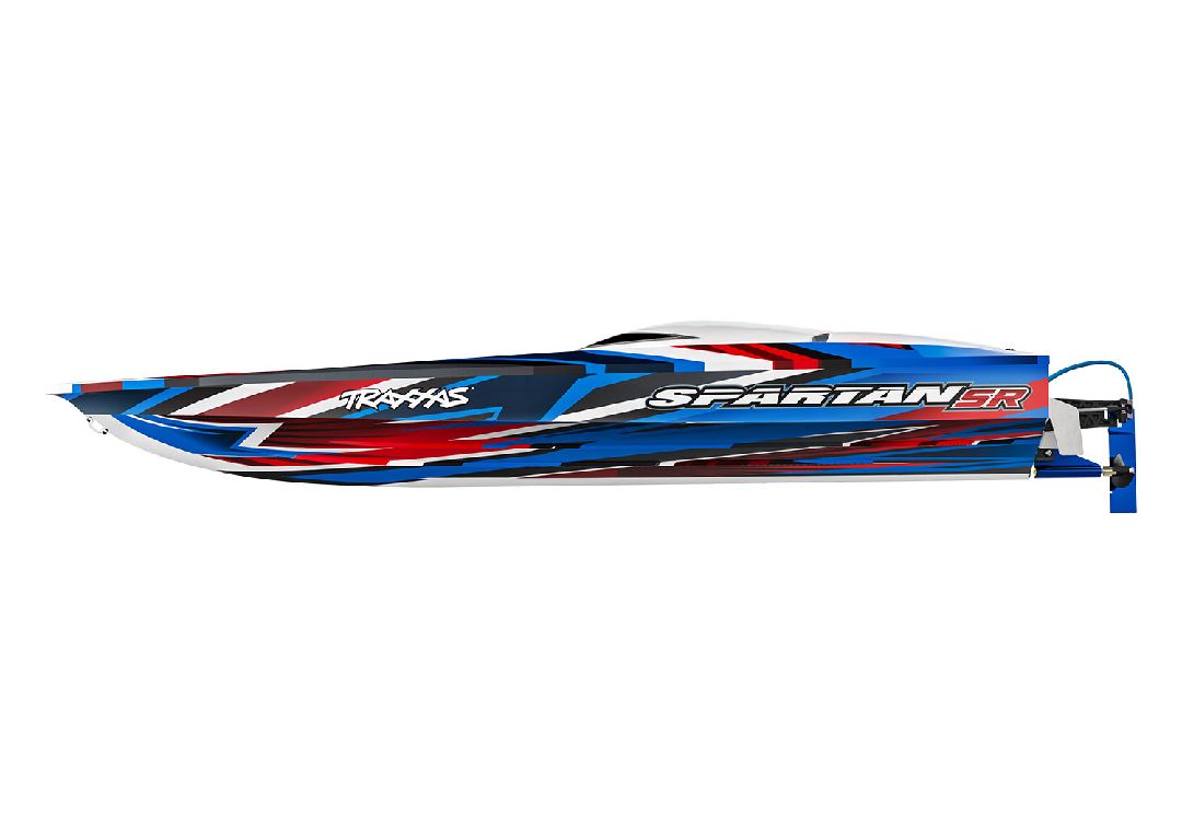 Traxxas Spartan SR 36" Race Boat - Red w/ Trailer