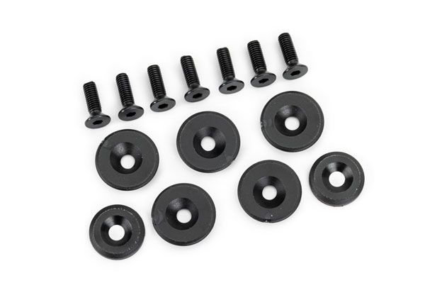 Traxxas Body washers (2)/ roof washers (5) (fits #10411 body) - Click Image to Close