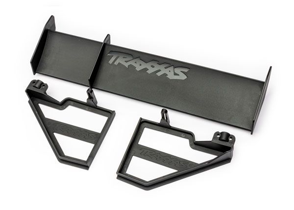 Traxxas Wing, Slash Late Model/ mounts (left & right)