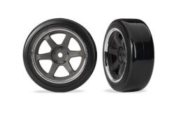 Traxxas T&W Six Spk Wheel Drft Tire Rear