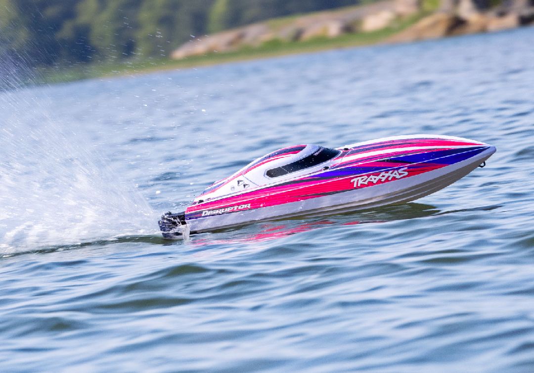 Traxxas Disruptor High-Performance Boat, 4S VXL - Pink