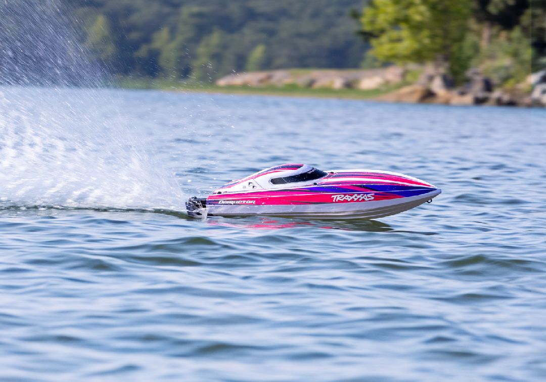 Traxxas Disruptor High-Performance Boat, 4S VXL - Pink