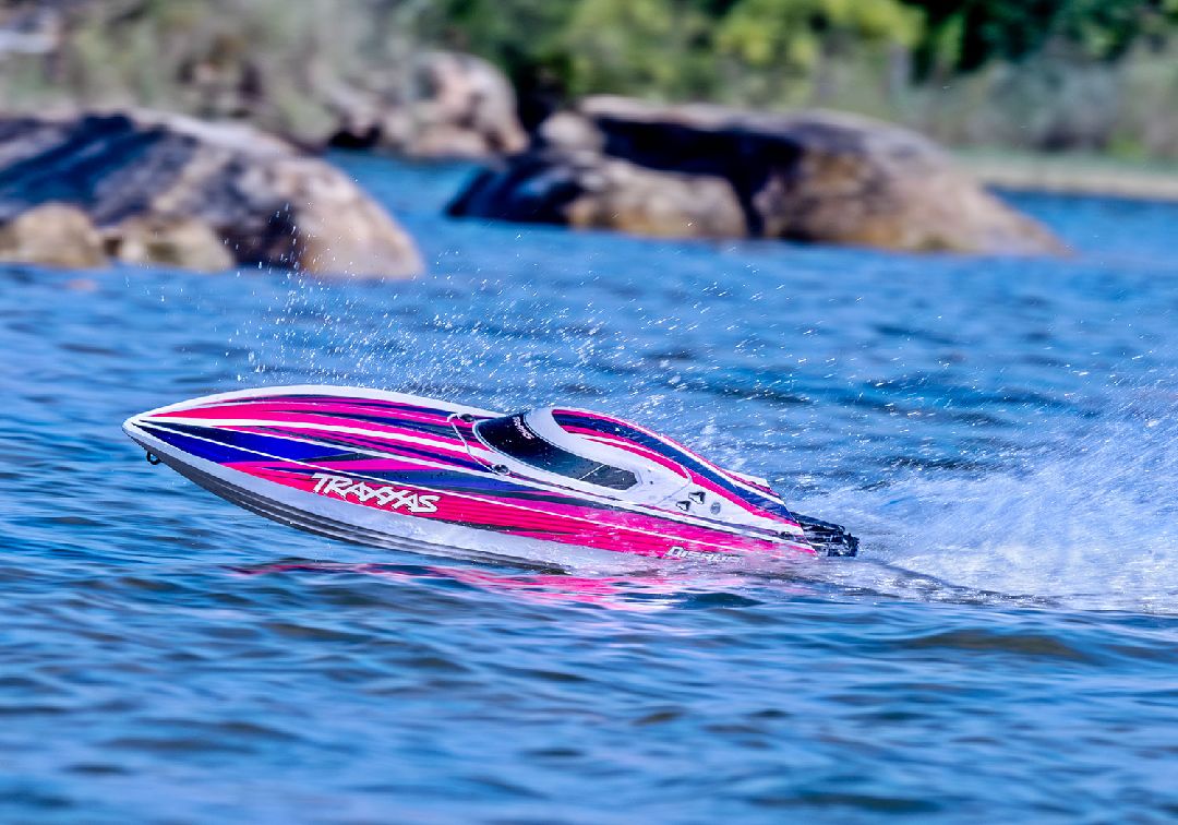 Traxxas Disruptor High-Performance Boat, 4S VXL - Pink