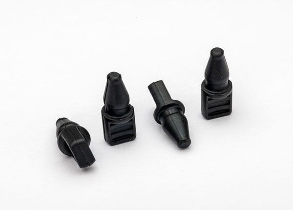 Traxxas Drain plug, transom (4) (fits Disruptor)