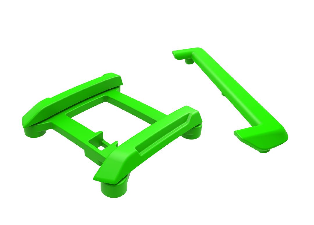 Traxxas Skid plate (roof)(green)(for #10711 body) - Click Image to Close