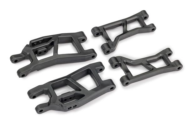 Traxxas Suspension arms, front (upper (2)/ lower left (1)/ lower right (1))