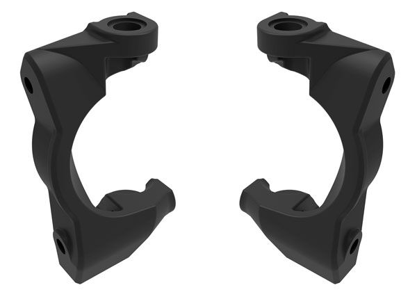 Traxxas Caster blocks (c-hubs), left & right (black) - Click Image to Close