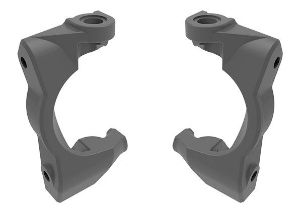 Traxxas Caster blocks (c-hubs), left & right (gray)