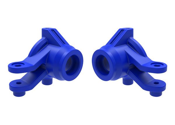 Traxxas Steering blocks, left & right (blue)