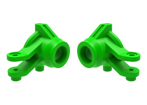 Traxxas Steering blocks, left & right (green) - Click Image to Close