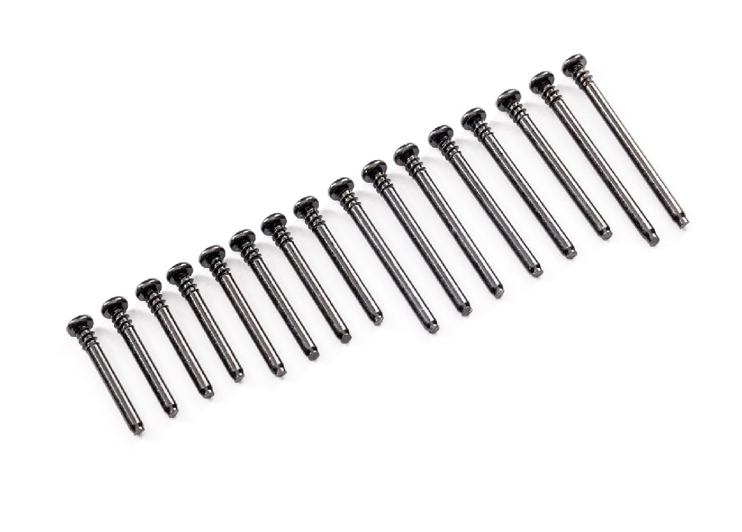 Traxxas Suspension screw pin set, front or rear, 3x40mm (4),3x32mm (4),3x28mm (4),3x46mm (2)