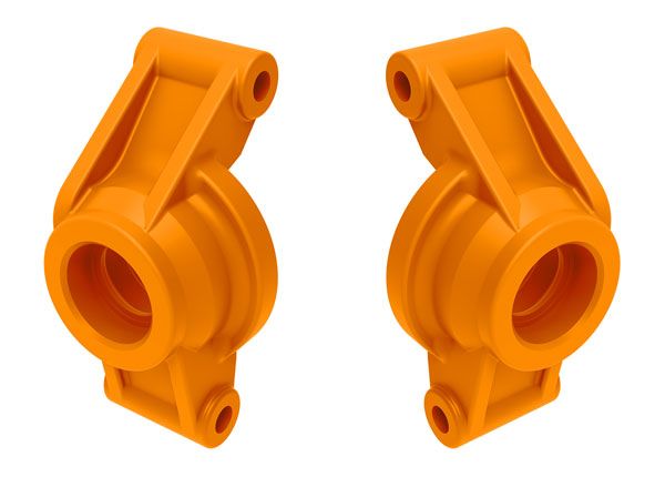 Traxxas Carriers, stub axle (orange) (rear) (left & right)