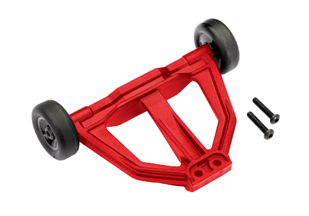 Traxxas Wheelie bar (assembled) RED - Click Image to Close